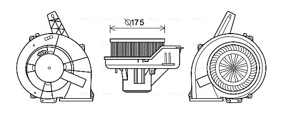 AVA QUALITY COOLING Salona ventilators ST8045